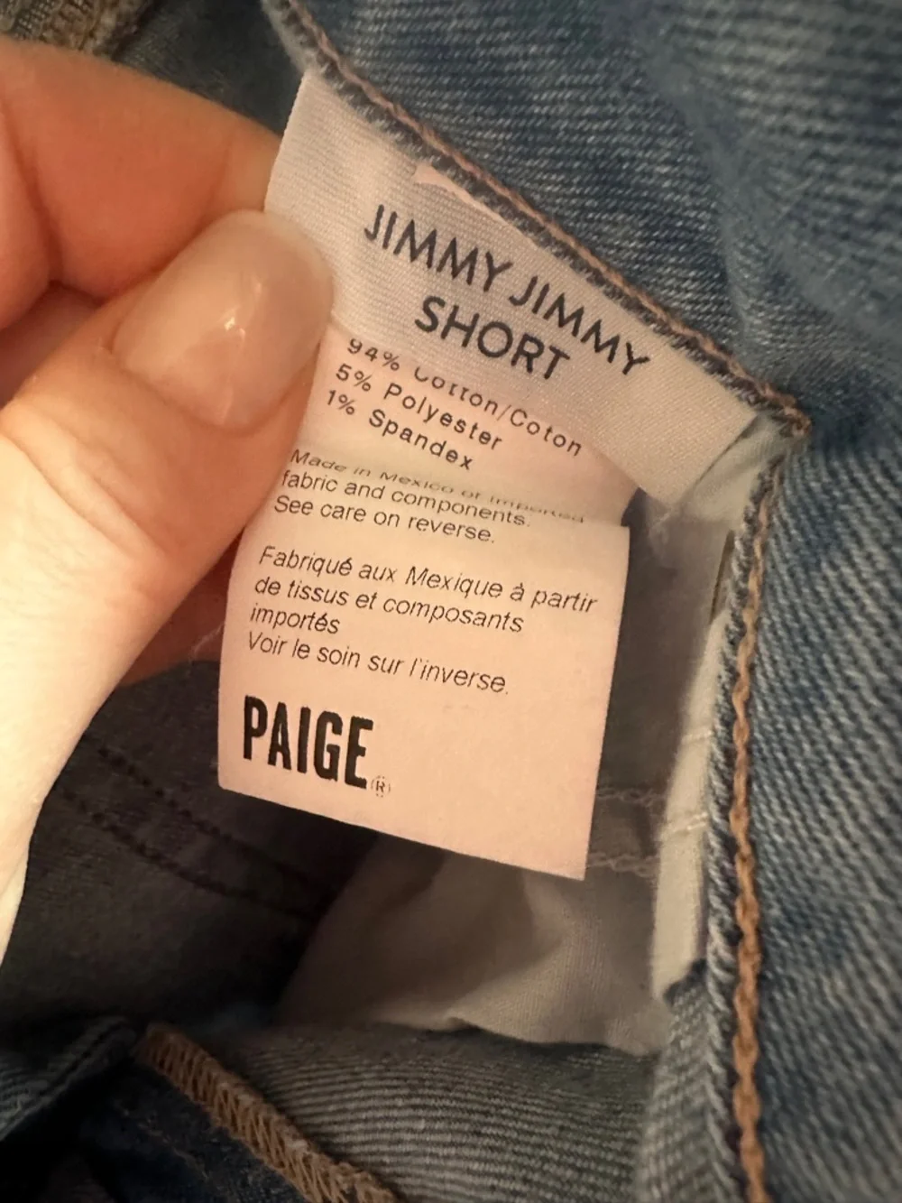 PAIGE‎ Jimmy Jimmy Distressed Denim Shorts Y2K Model Off Duty Festival Summer 29